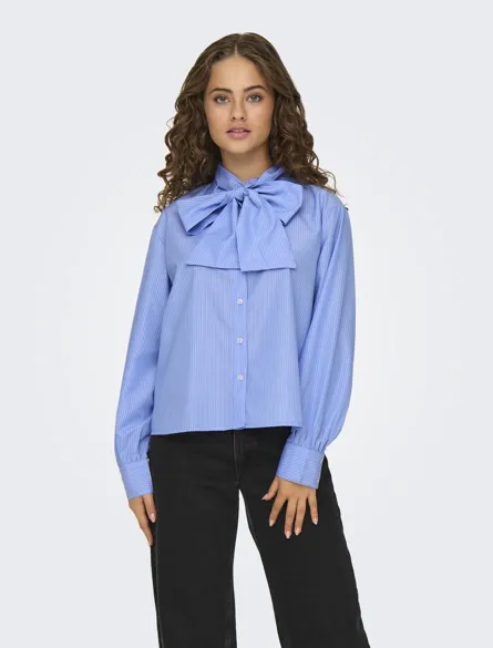 ONLESTELLE L/S TIE SHIRT WVN