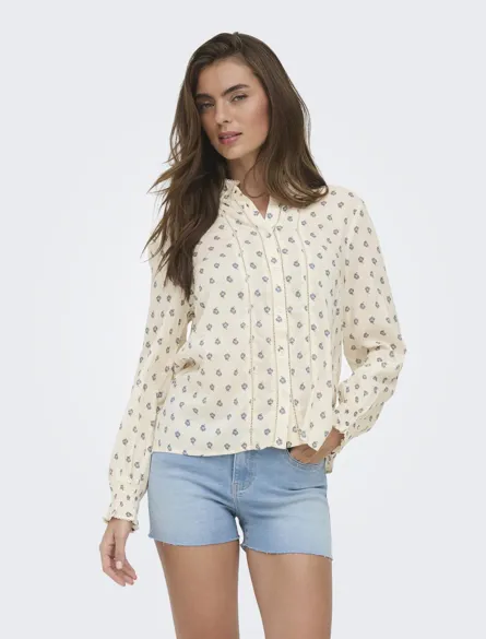 ONLLINETTE LS DOBBY SHIRT WVN