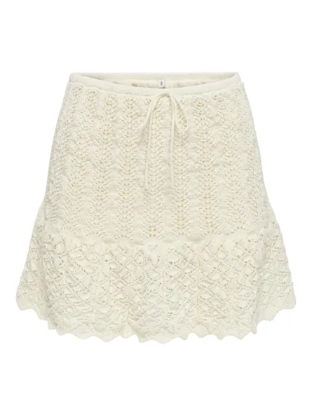 ONLLOXY STRUCTURE SHORT SKIRT EX KNT