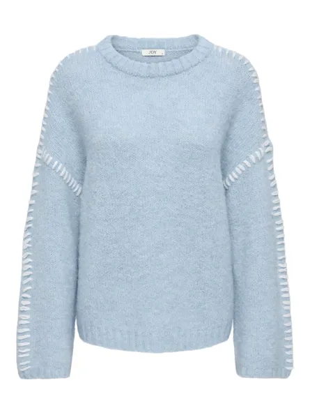 JDYZOEY LIFE L/S WIDE SLEEVE PULLOV KNT