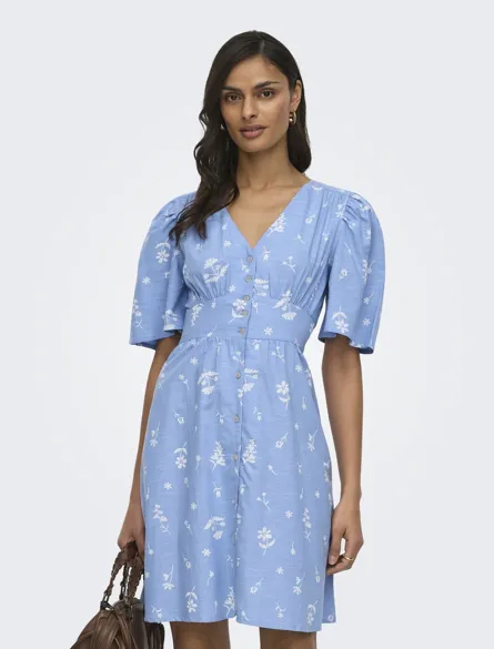 JDYNORA 2/4 SHORT DRESS WVN
