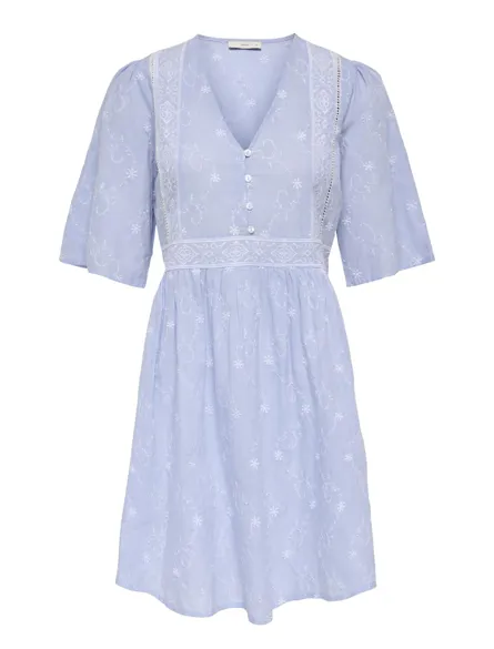 PGNANETT S/S SHORT DRESS WVN