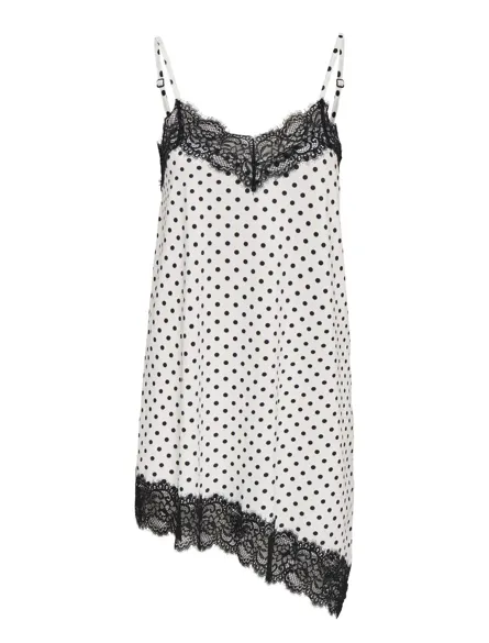 PGLONE AOP ASSYMETRIC LACE SINGLET JRS