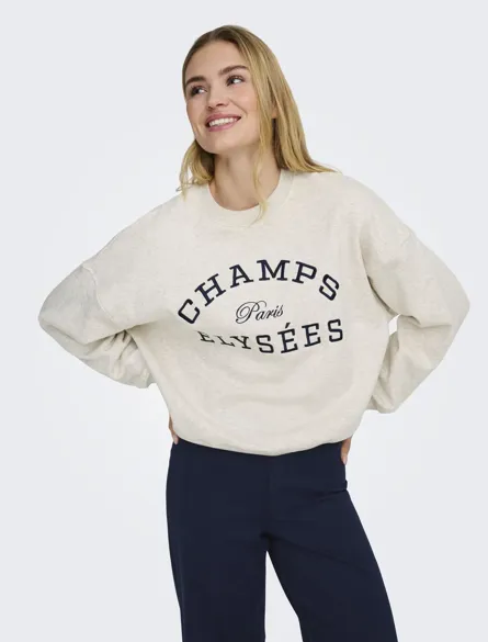 JDYMESA L/S O-NK EMB SWEAT JRS NOOS