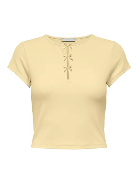 PGTIFFANY T-Shirt mit Schleife für den Alltag