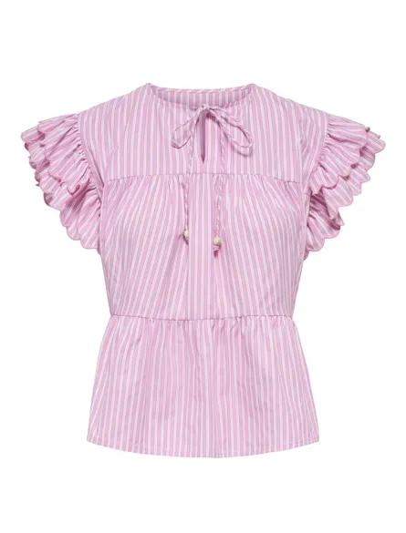 PGMARILYN S/S TOP WVN