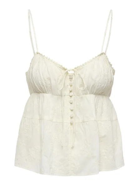 PGAURA EMB SINGLET TOP WVN
