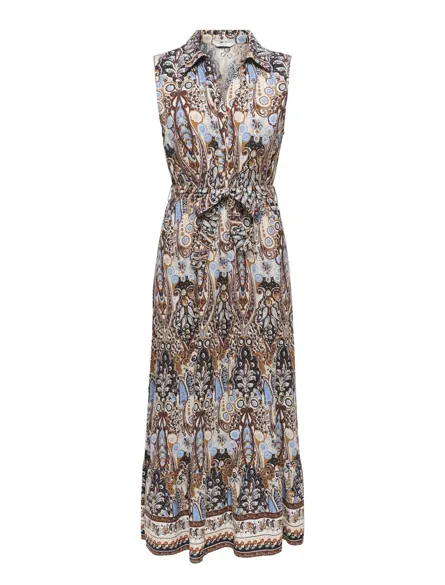 PGANTONIA LIFE S/L SHIRT LONG DRESS WVN