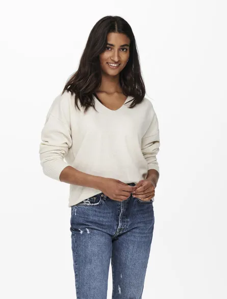 ONLRICA L/S V-NECK PULLO KNT NOOS