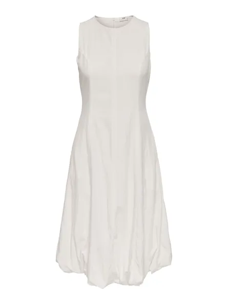 JDYTINA S/L MIDI BALLON DRESS WVN