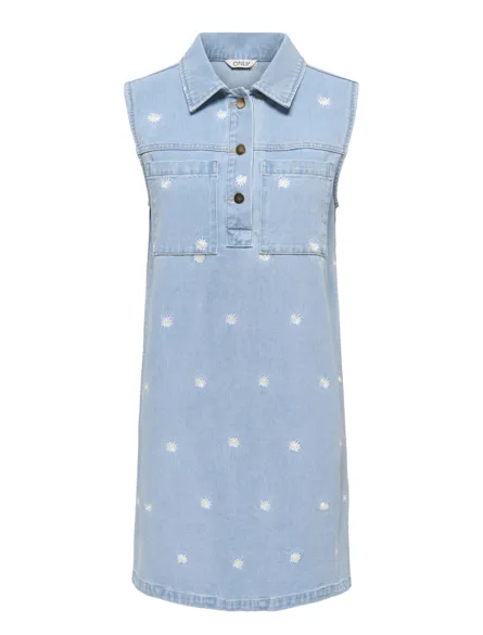 ONLDAISY SL EMB DNM DRESS GUA