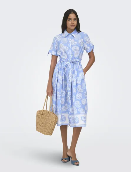 JDYANNA S/S SHIRT MIDI DRESS WVN