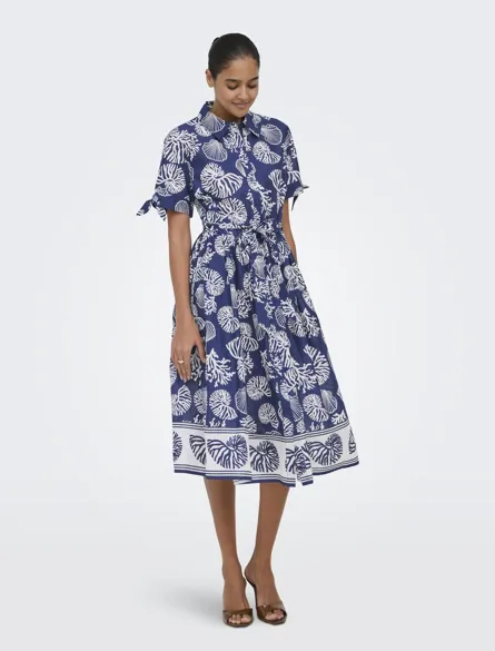 JDYANNA S/S SHIRT MIDI DRESS WVN
