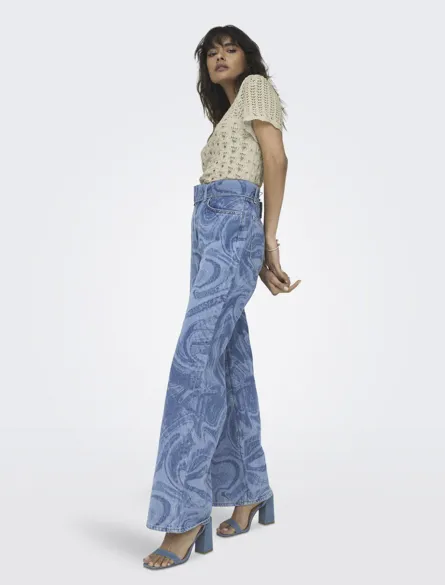 ONLBECCA LIFE SS V-NECK TOP KNT