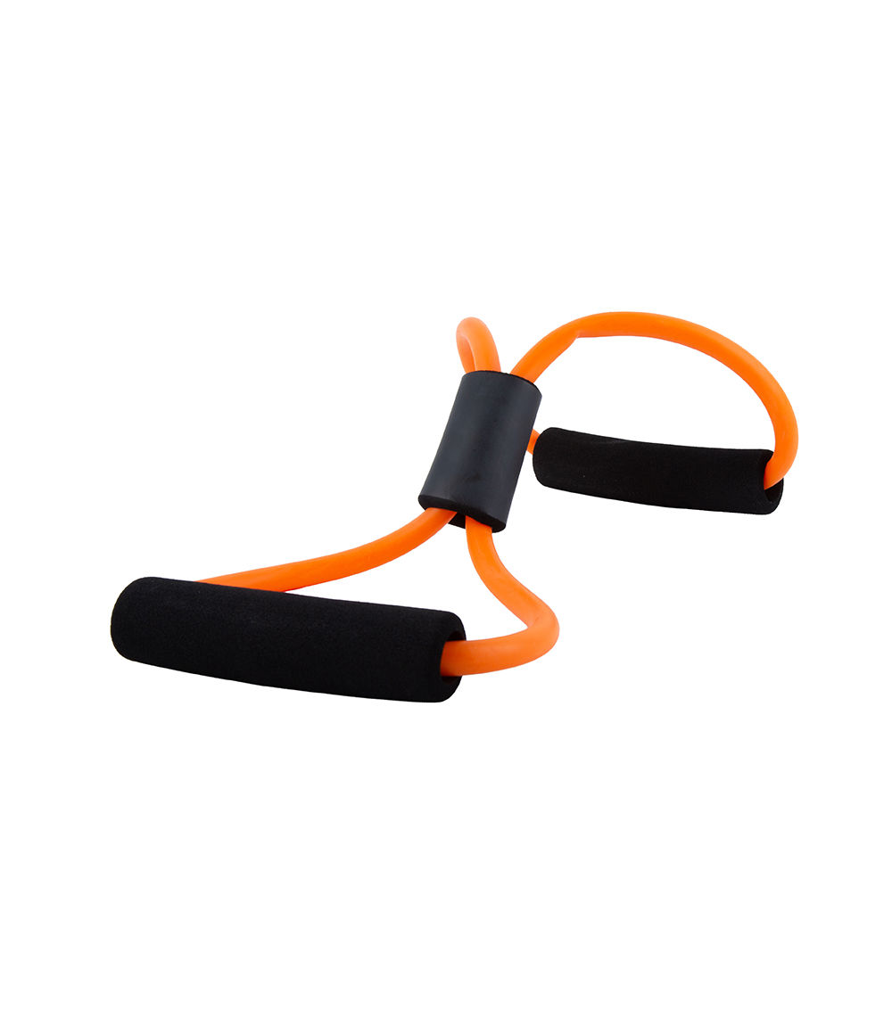 8-Shape Resistance Exercise Stretcher, Orange & Black