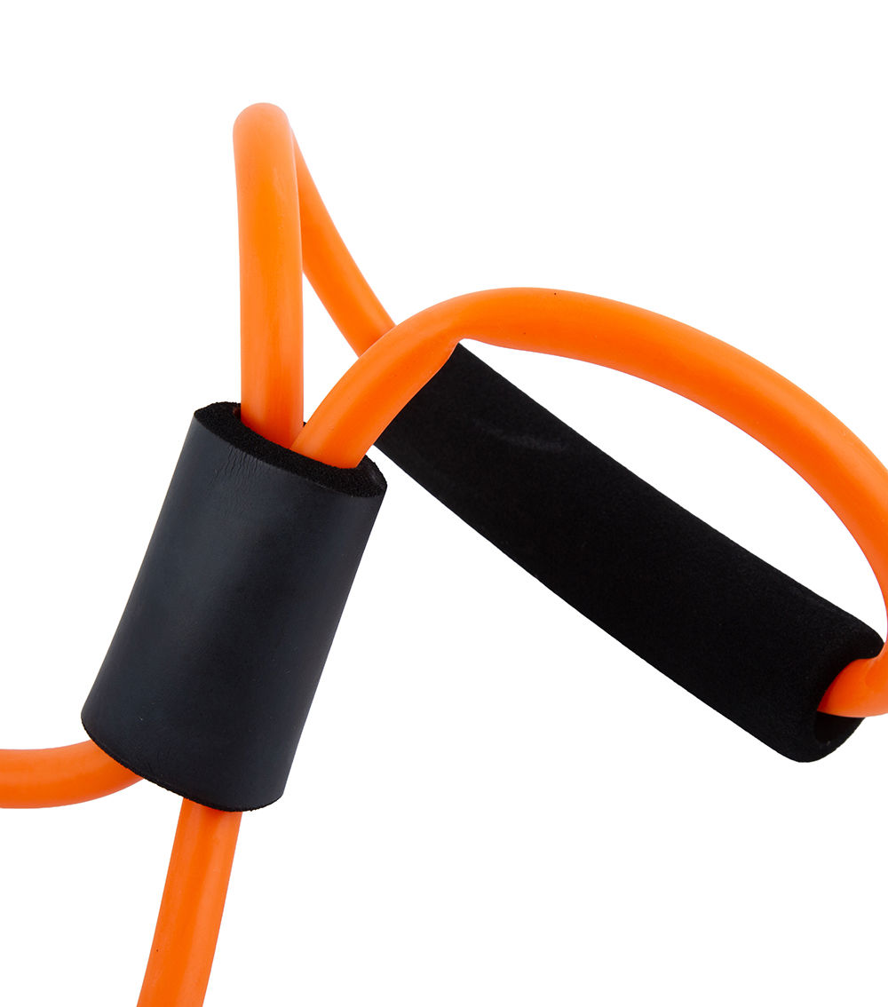 8-Shape Resistance Exercise Stretcher, Orange & Black