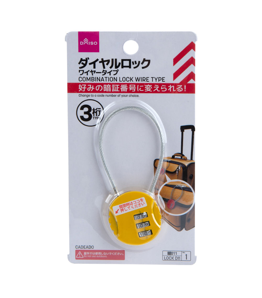 Combination Lock, Assorted (1 pc)