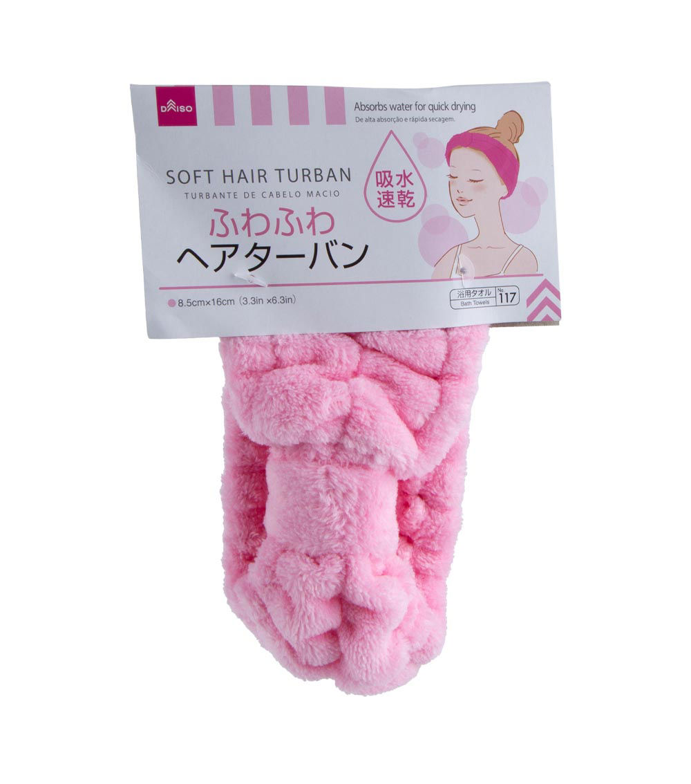 Fluffy Hair Turban, Assorted (1 pc)
