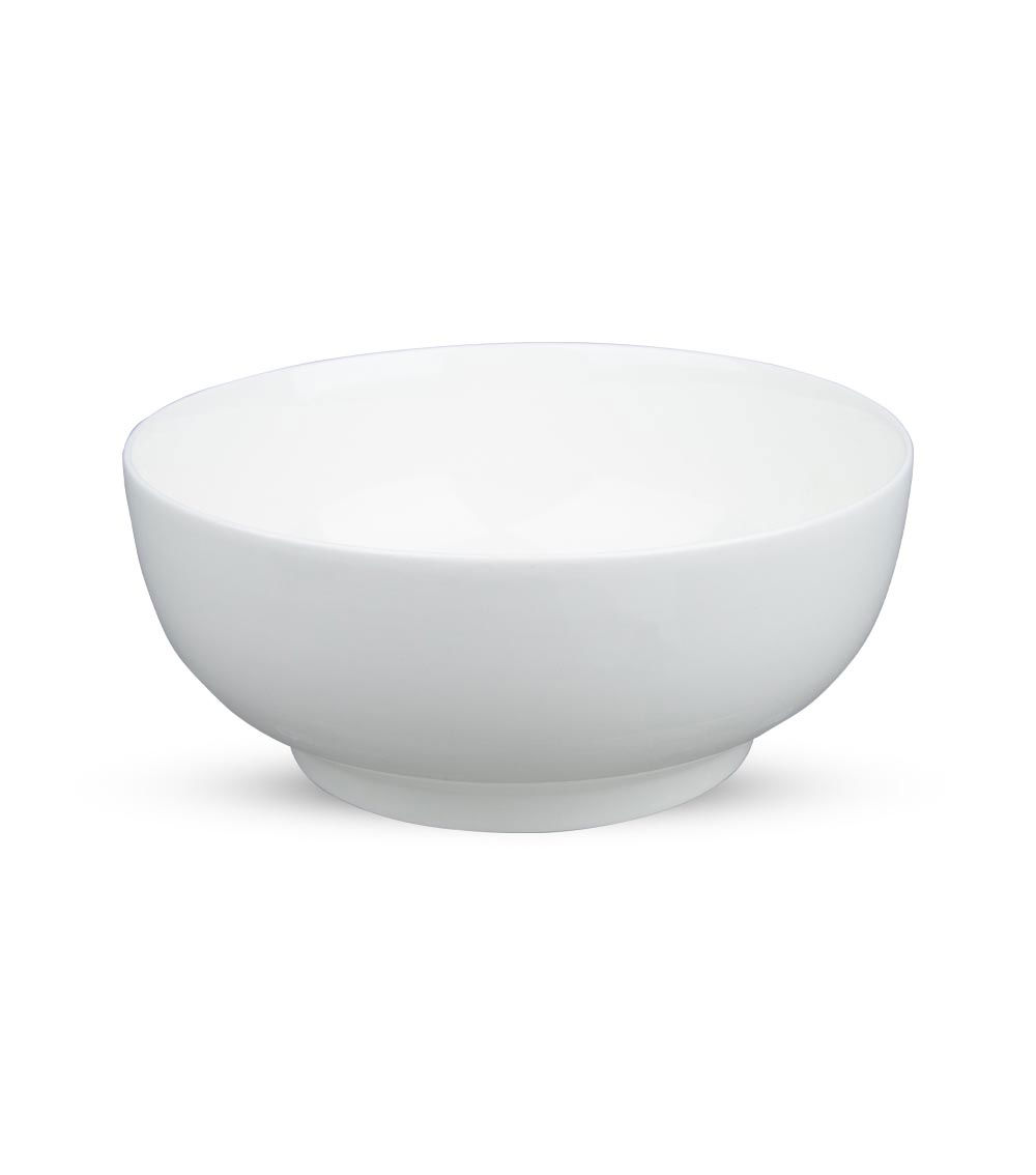 Round Bowl, White (1 pc) - 18.5x7.5cm