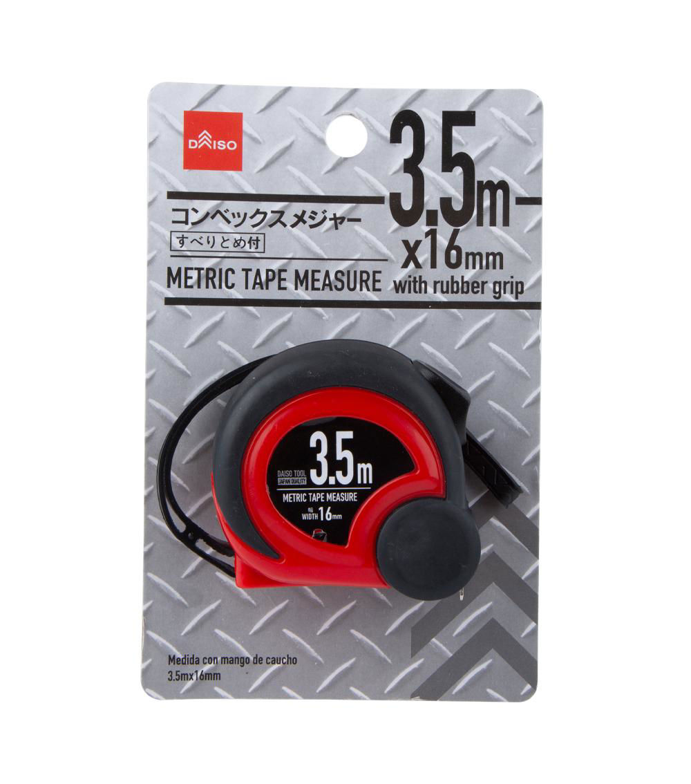 Metric Measuring Tape with Rubber Grip, Assorted