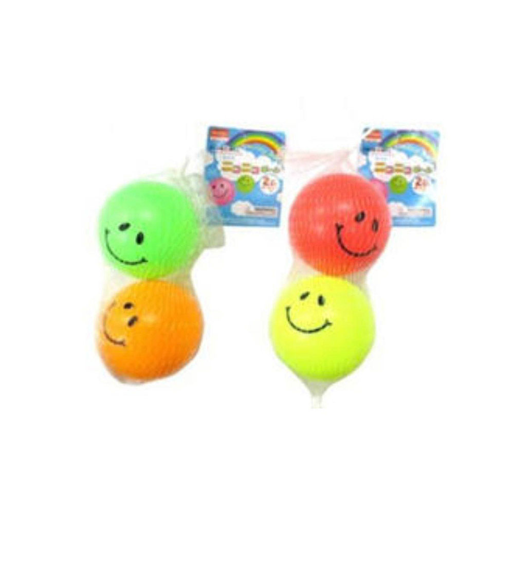 Smiley Face Balls - Set of 2 Assorted (1 Pc)