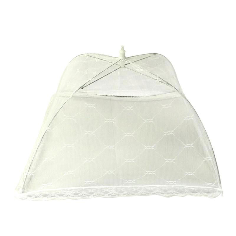 Food Cover with Lace, white (46x46x32cm)