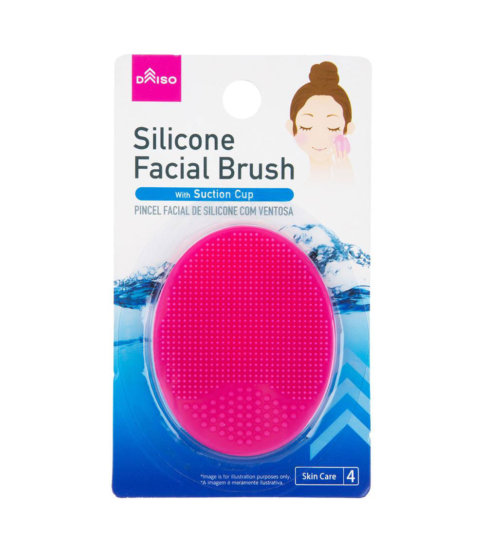 Silicone Facial Brush -With Suction Cup-