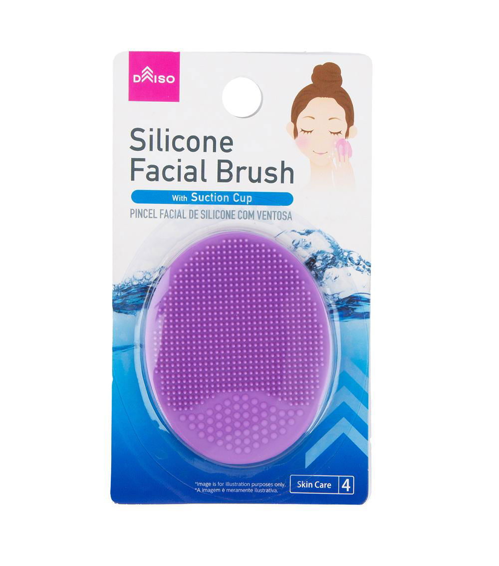 Silicone Facial Brush -With Suction Cup-