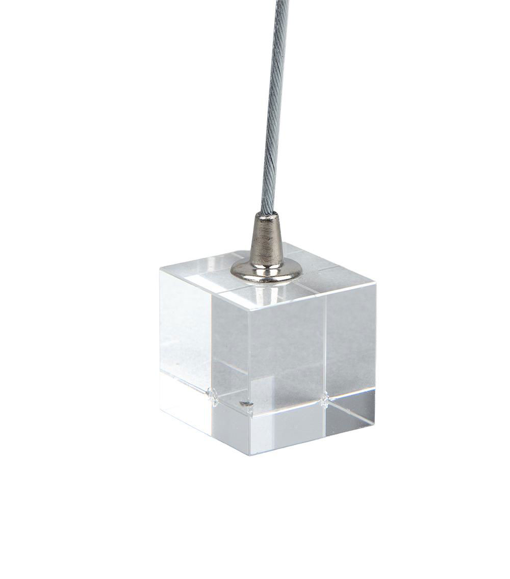 Square Memo Clip, Silver