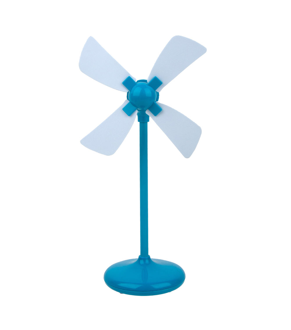 USB Pinwheel Style Desktop Fan, Assorted (1 pc)