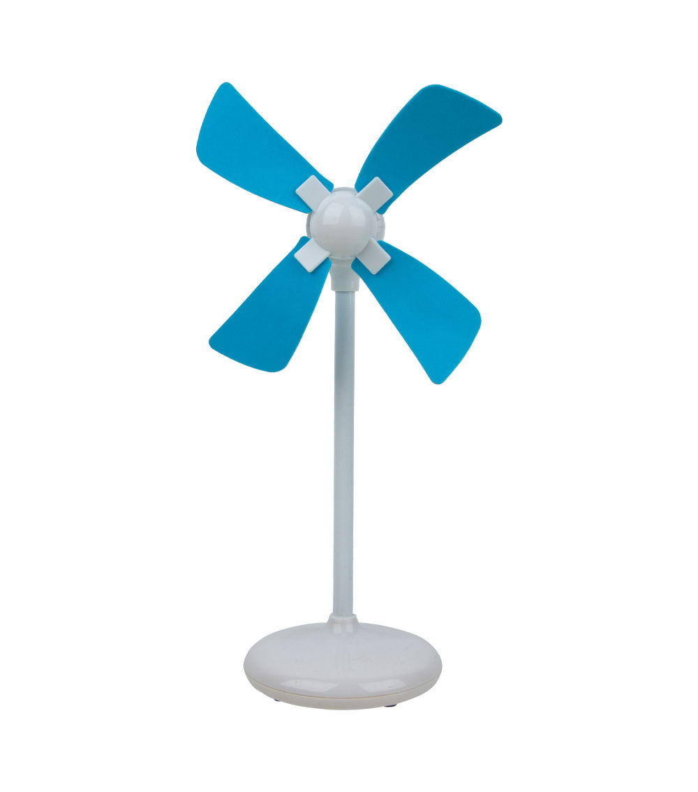 USB Pinwheel Style Desktop Fan, Assorted (1 pc)