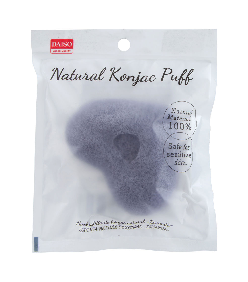 Konjac Facial Sponge – Heart Shape – Purple
