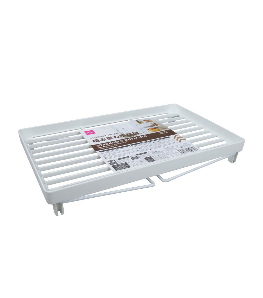 STACKABLE SHELVING -32CM X 20CM X 16.5CM -12.6 X 7.9 X 6.5-