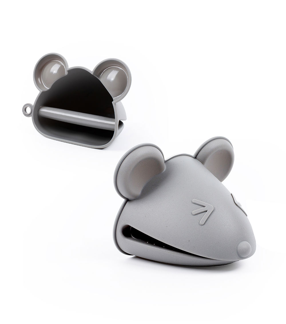 Mouse-Shaped Silicone Oven Grip Mitt