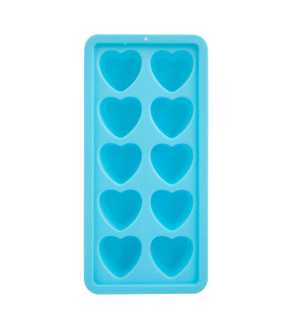 Silicone 10 Heart Ice Tray