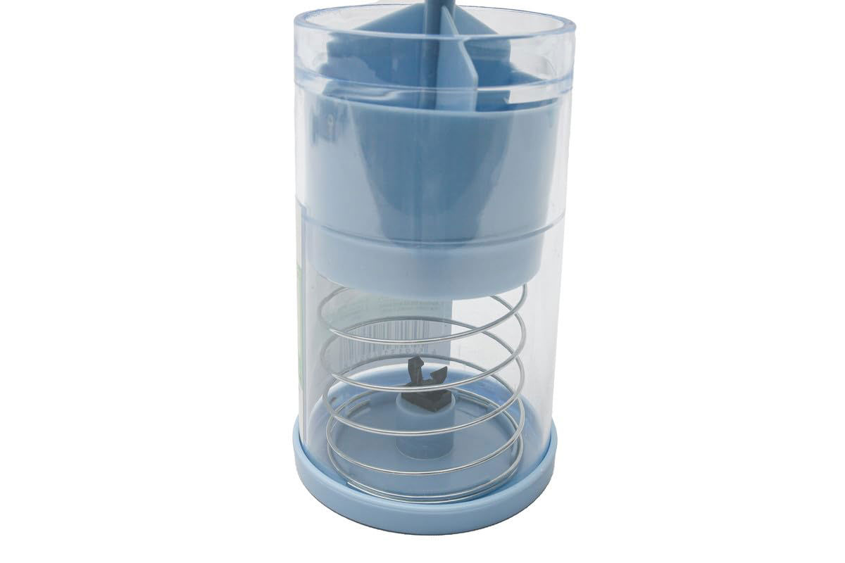 Cotton Swab Case – Press to Release, Blue