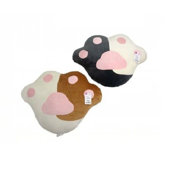 Cat Paw Print Shaped Cushion, Assorted (1 pc)
