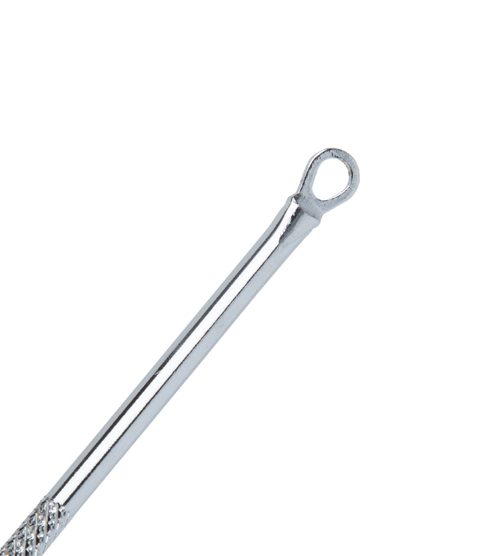 Stainless Steel Blackhead Extractor Remover Tool - Silver