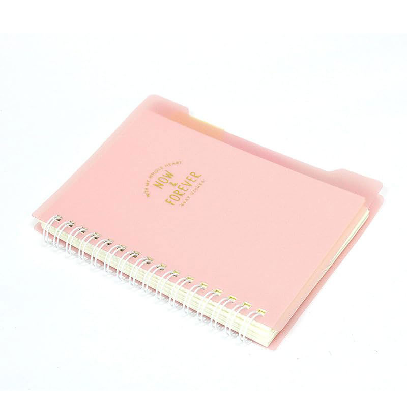 A6 Spiral Notebook with Index Tabs – 80 Pages