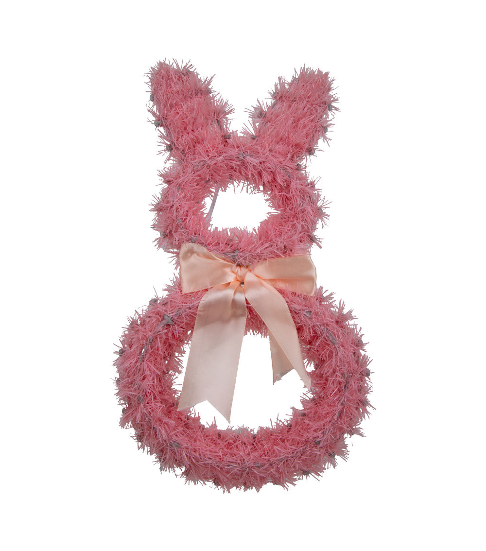 Rabbit & Egg Design Sparkling Ornaments, Assorted (1 pc)