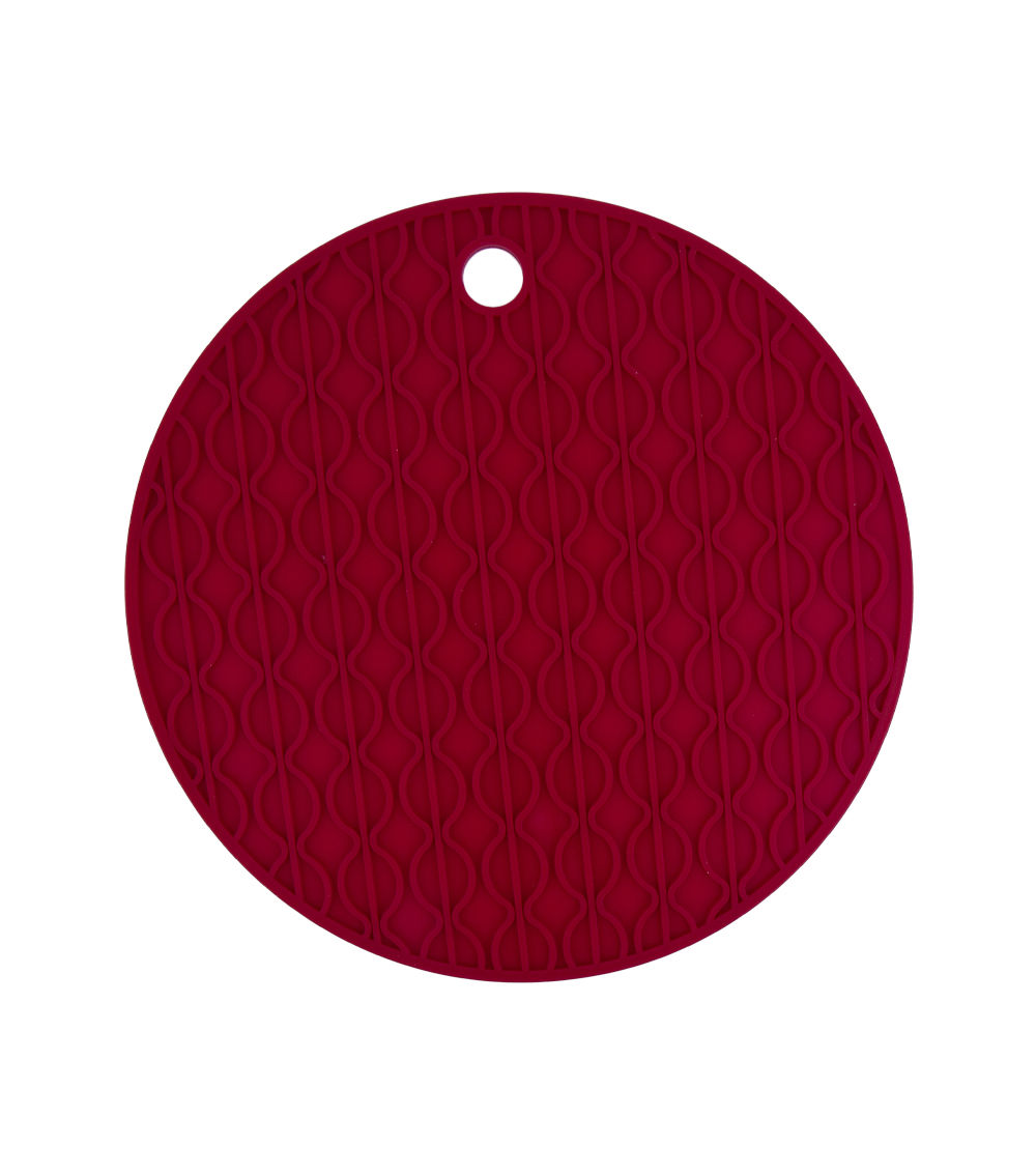 Round Silicone Pot Stand and Oven Mitt