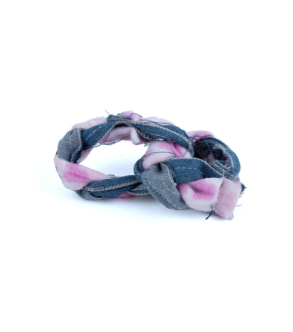 Pet Toy Biting Rope Denim Bone – Durable Chew Toy for Dogs