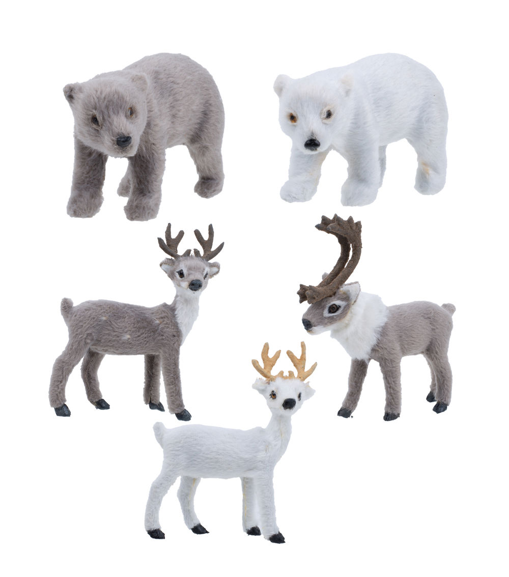 Winter Animal Figurine, Assorted (1 pc)
