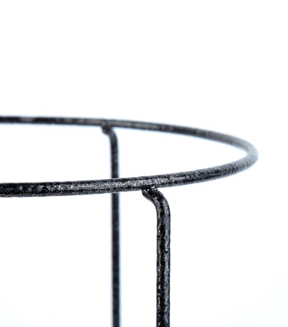 Steel Tall Plant Stand, Silver (40cm)