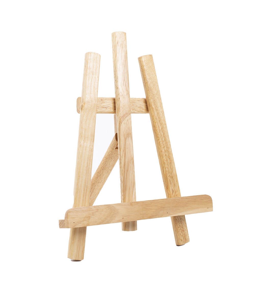 Rubberwood Easel Stand – 13 cm × 21 cm × 24.5 cm