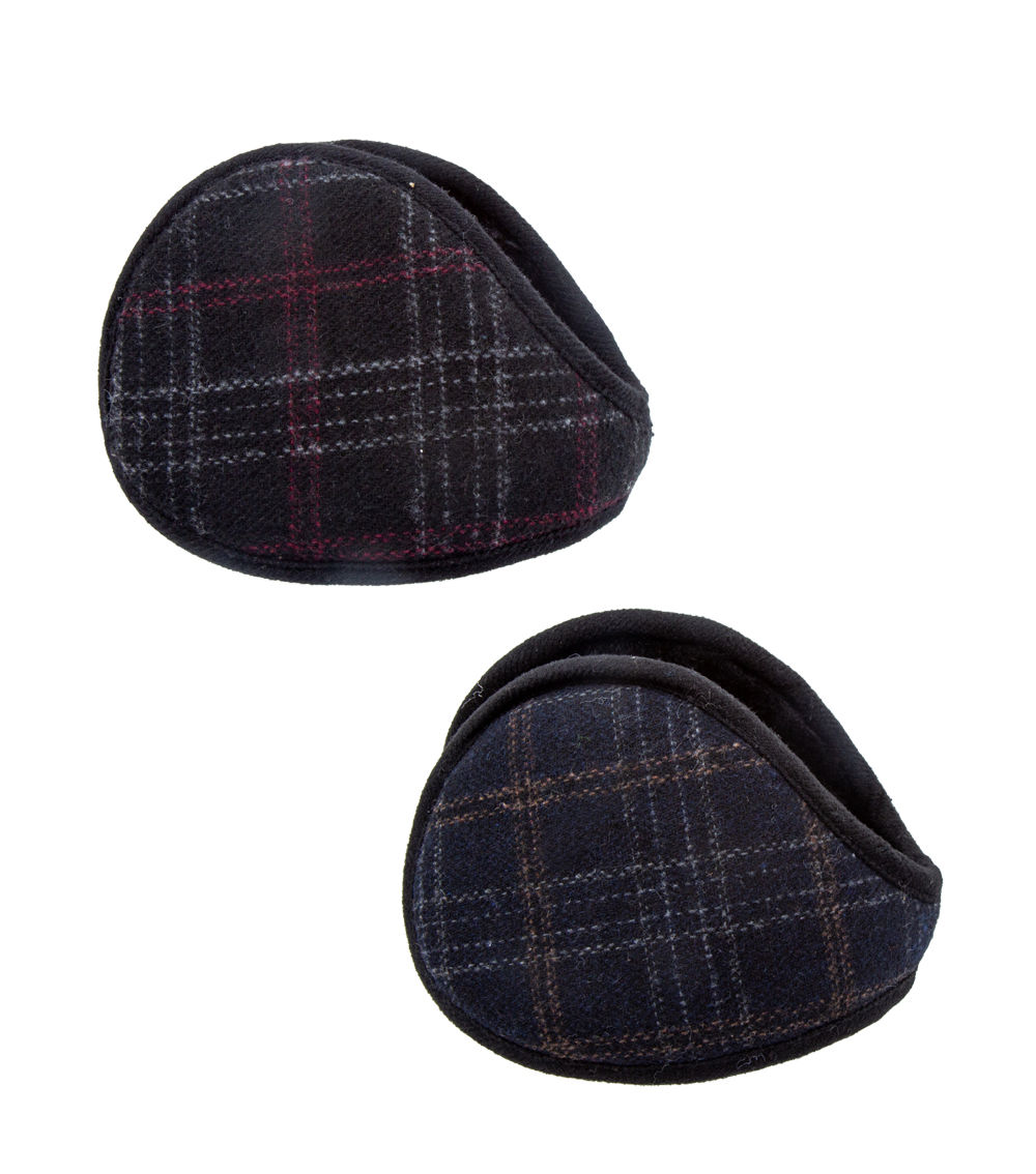 Checkered Ear Warmer, Assorted (1 pc)