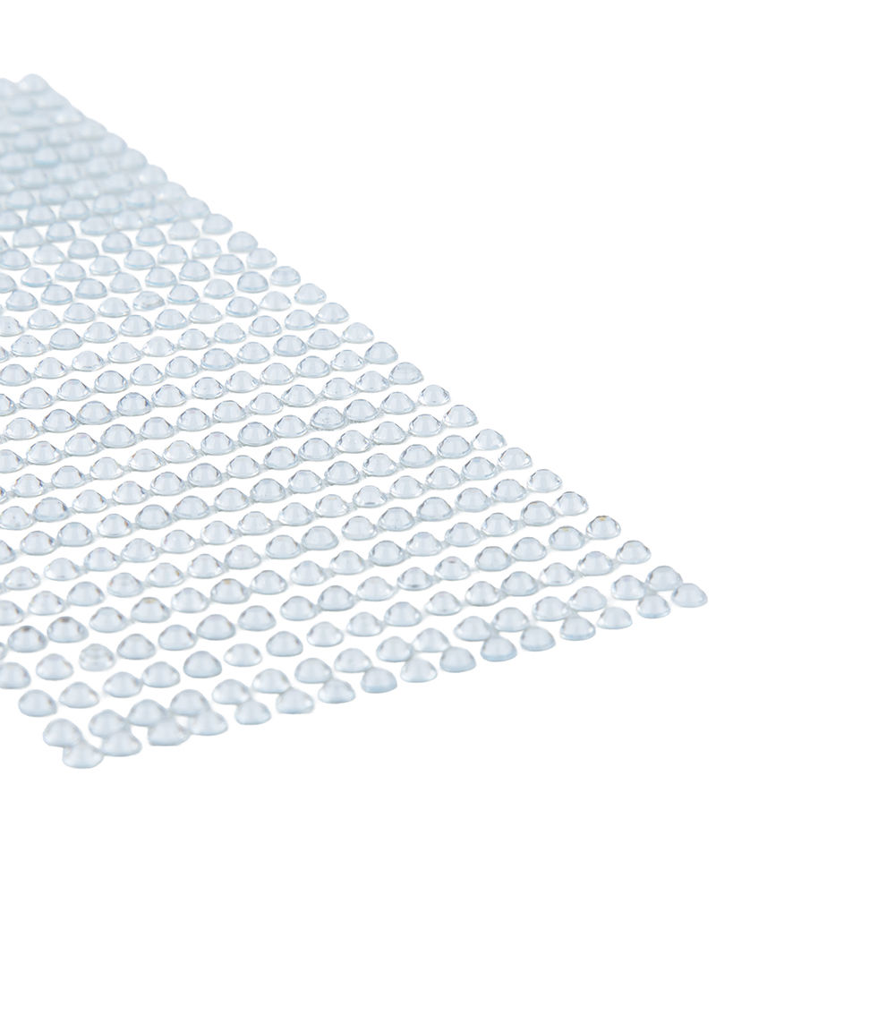 Rhinestone Sticker, Silver (3mm)