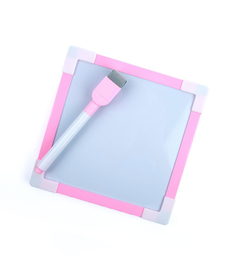 Whiteboard with magnets(Square 15x15cm-5.9inx5.9in)