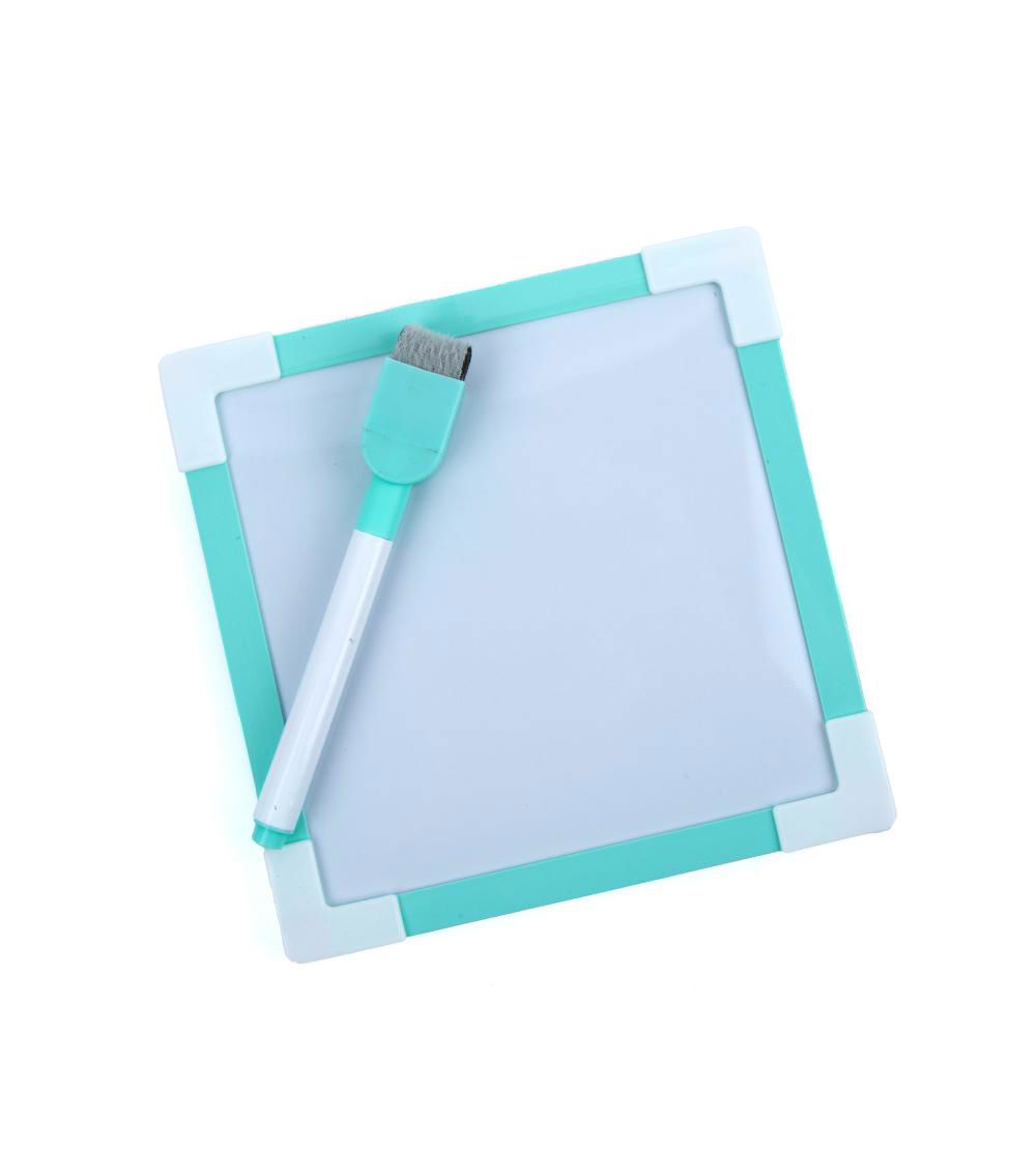 Whiteboard with magnets(Square 15x15cm-5.9inx5.9in)