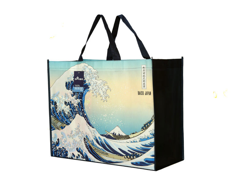 Hokusai Wave Reusable Bag, Multicolor (1 pc)